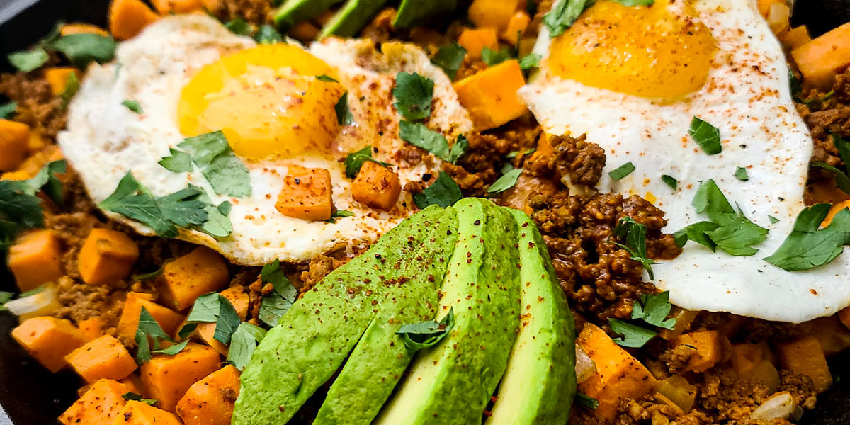 Chorizo Sweet Potato Hash