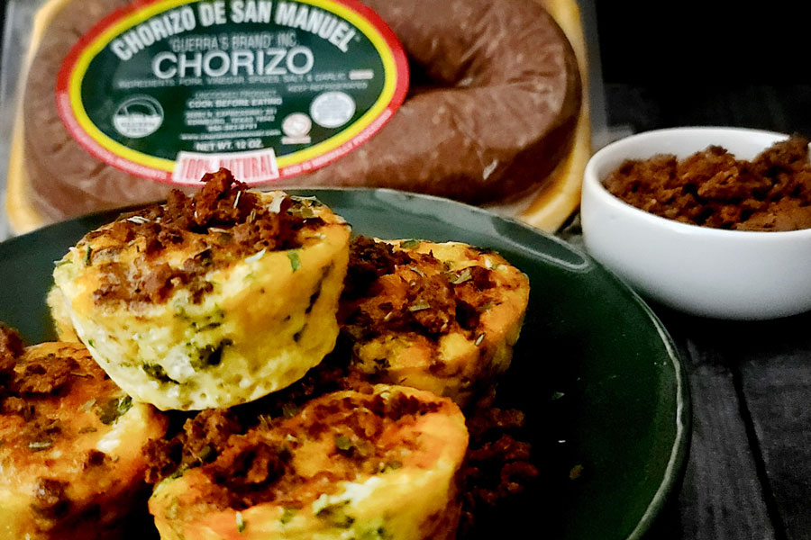 Chorizo and Egg Muffin Bites 1 Chorizo Egg Muffins