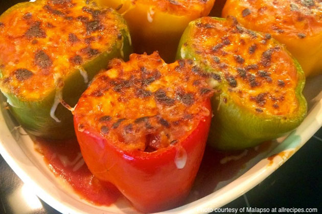 chorizo stuffedbellpeppers