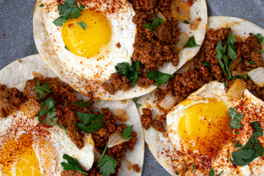 Try This Unforgettable Fried Egg, Tortilla, and Chorizo Combination for Your Next Breakfast Dish!
