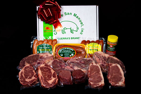 Packed with prime beef products and the only authentic Texas brand of chorizo, the El Presidente gift box will give anyone who loves to grill a smile from ear to ear.