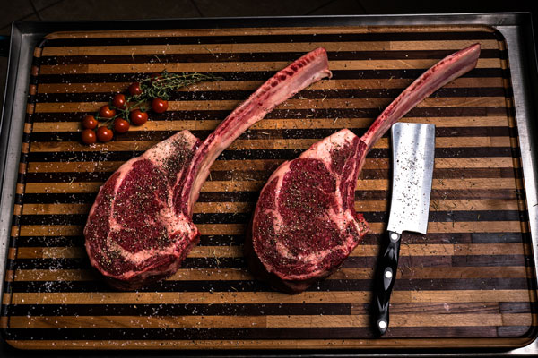  Our tomahawks are the manliest cut of beef we have, and they’re perfect for Dad!