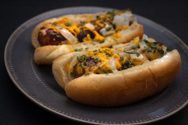 Cilantro Sausage Hot Dogs 