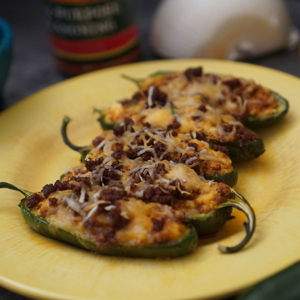 Smoked Gouda and Chorizo Jalapeño Poppers