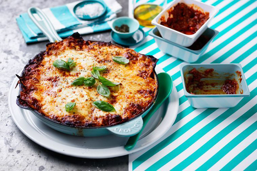 This Cheesy Chorizo Lasagna Makes the Perfect Protein-Packed Dinner!