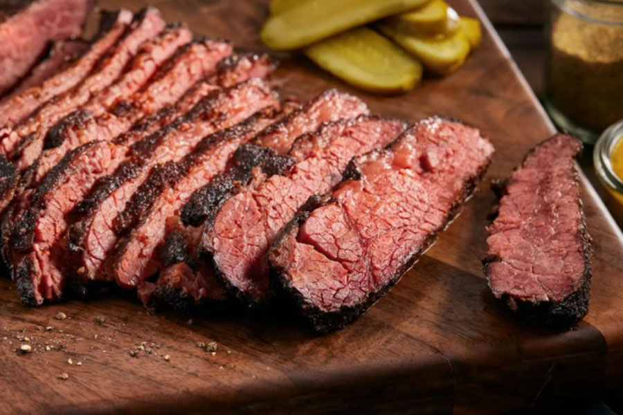 Enjoy the Flavors of Smoked Corned Prime Beef for St. Patty’s Day! 1 Slab of chopped best steaks from chorizo de san manuel