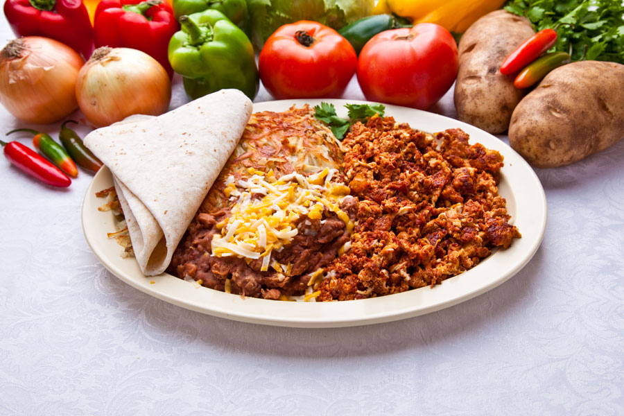 breakfast hash made with pre-order chorizo online