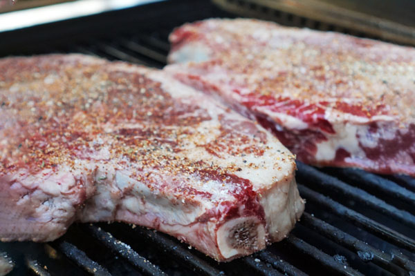 prime steaks ready for grilling.