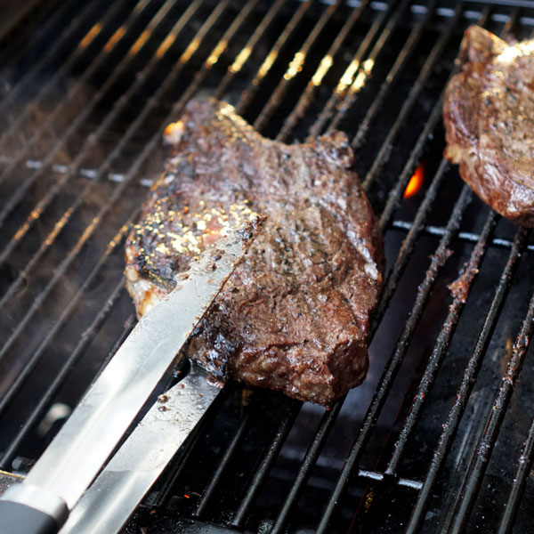 Grill prime steaks this holiday season.