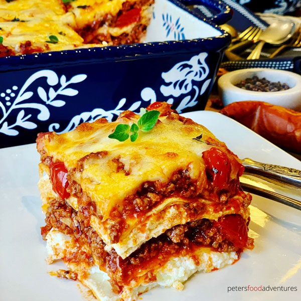 chorizo lasagna