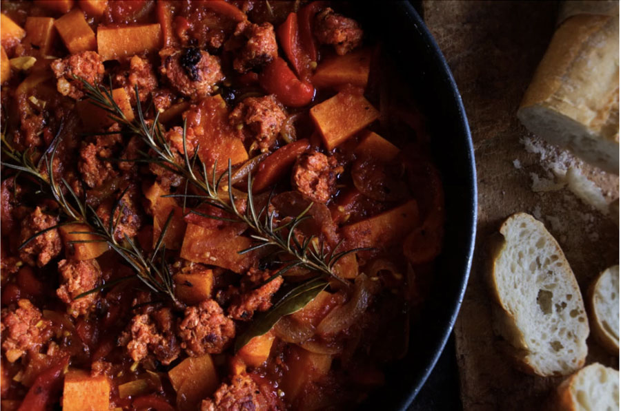 Cook a Mexican Chorizo Sweet Potato for Six! 1 Mexican Chorizo Sweet Potato
