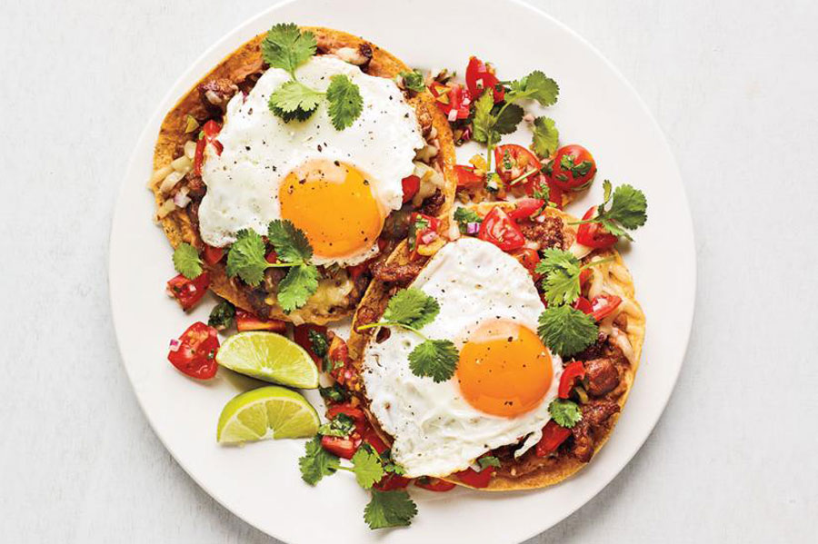 Make a Summer Classic: Mexican Chorizo and Egg Breakfast Tostadas! 1 Chorizo and Egg Breakfast
