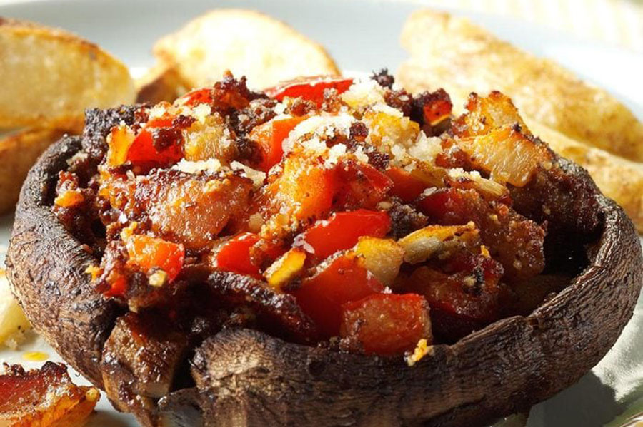 15 Minute Stuffed Mexican Chorizo Portobello Mushrooms! 1 Chorizo Portobello Mushrooms